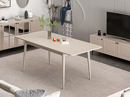 Minar Kale İlkbahar Açılır Yemek Masası Kumtaşı/Kumtaşı