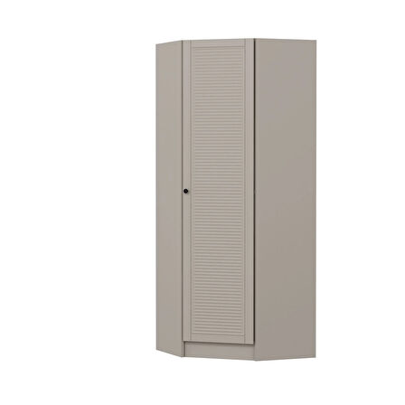 Kale 1 Kapaklı Köşe Dolap Kumtaşı Mebran Panjur 210CM