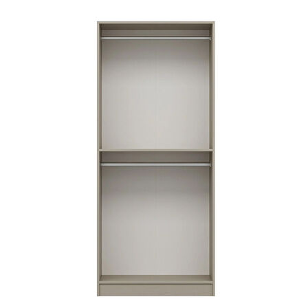 Kale 2 Bölmeli Giyinme Dolabı Kumtaşı 190CM