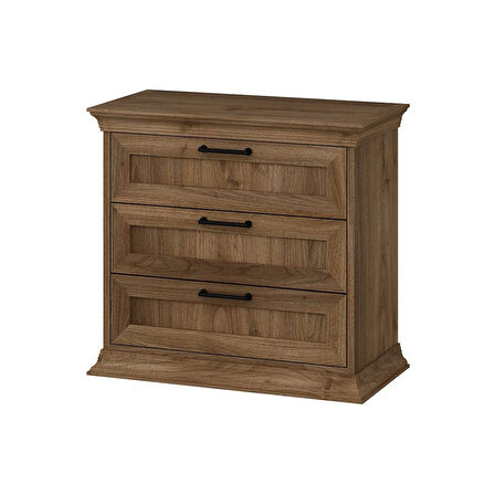 Retro 3 Çekmeceli Şifonyer - Rahle Ceviz