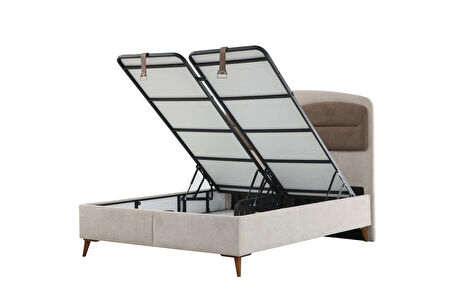 Retro Baza Başlık - Ceviz Ayak-Coco03 -Yastık Coco11 140x200