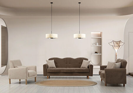 Lotus Koltuk Takımı 3+2+1 Coco11/Coco03