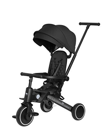 Merkür Bebe Hawk Üç Tekerlekli Bebek ve Çocuk Bisikleti Siyah