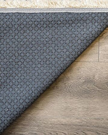 Modern Mavi Dijital Baskı Yıkanabilir Hipoalerjenik Kaymaz Taban Halı Yolluk