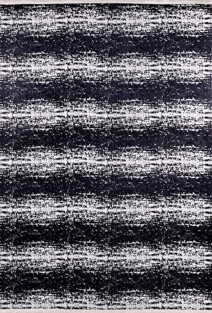 Modern Siyah Dijital Baskı Hipoalerjenik Kaymaz Taban Halı Yolluk HA186 