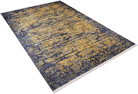 Modern Altın Desen Dijital Baskı Yıkanabilir Hipoalerjenik Kaymaz Taban Halı Yolluk