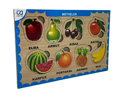 Ca Games Ahşap Puzzle Meyveler 19X29