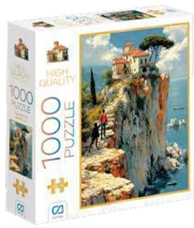 Tepedeki Ev Puzzle 1000