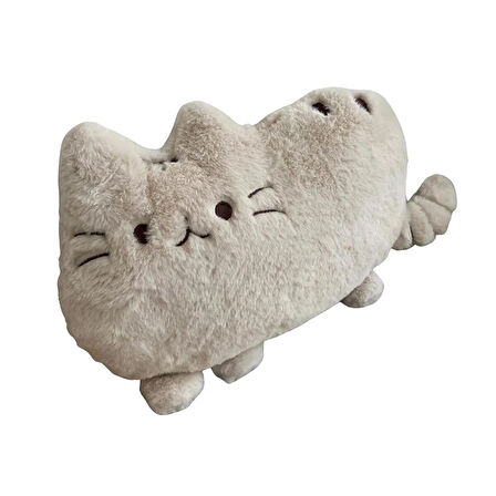 baby toys Sevimli Kedi Yastık, Ekru, 35x