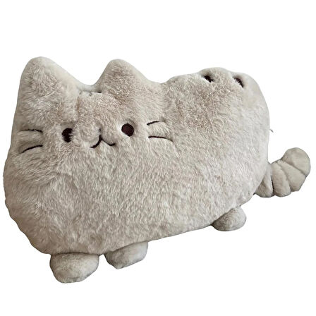 baby toys Sevimli Kedi Yastık, Ekru, 35x