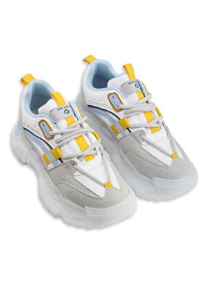 Solazer Kadın Ortopedik Taban Fileli Sneaker Günlük Spor Ayakkabı SLZ00028