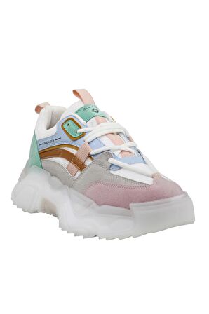 Solazer Kadın Ortopedik Taban Fileli Sneaker Günlük Spor Ayakkabı SLZ00028