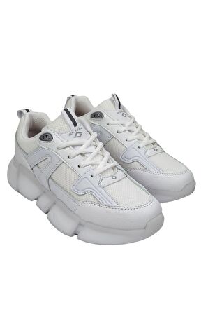 Solazer Kadın Ortopedik Taban File Detaylı Sneaker