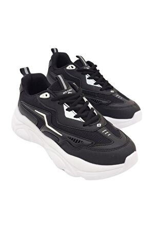 Solazer Kadın Bej  Ortopedik Taban fileli Sneaker Günlük Spor Ayakkabı 026