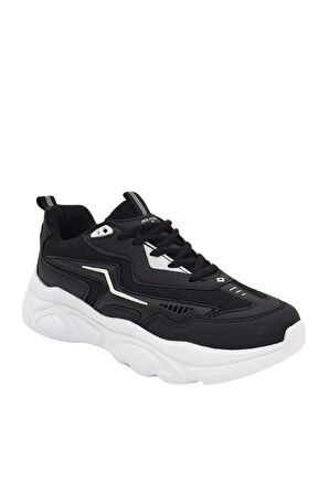 Solazer Kadın Bej  Ortopedik Taban fileli Sneaker Günlük Spor Ayakkabı 026
