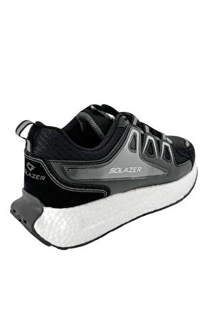 Solazer Kadın Bej Gri Ortopedik Confort Taban fileli Sneaker Günlük Spor Ayakkabı 029