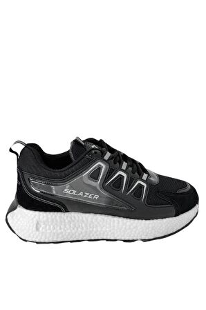 Solazer Kadın Bej Gri Ortopedik Confort Taban fileli Sneaker Günlük Spor Ayakkabı 029