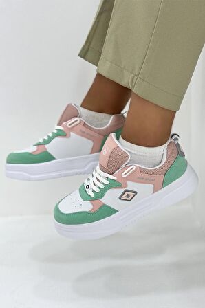 Solazer Kadın Ortopedik Taban Cilt Sneaker 030