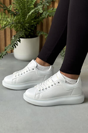 Kadın Ortopedik Şeffaf Taban Cilt Sneaker Günlük Spor Ayakkabı 032