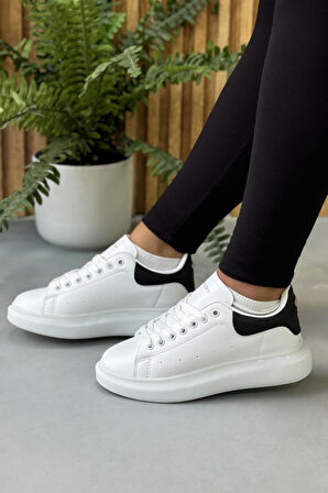 Kadın Ortopedik Şeffaf Taban Cilt Sneaker Günlük Spor Ayakkabı 032