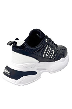 Kadın Ortopedik Taban File Detaylı Sneaker 040