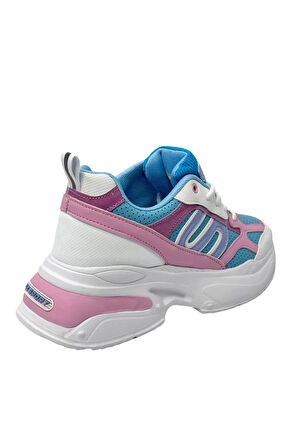 Kadın Ortopedik Taban File Detaylı Sneaker 040