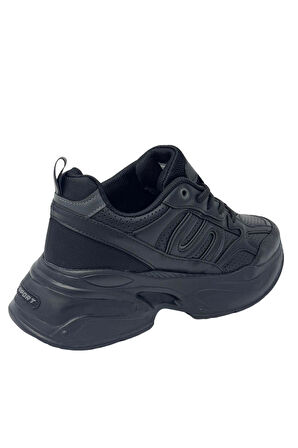 Kadın Ortopedik Taban File Detaylı Sneaker 040