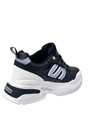 Kadın Ortopedik Taban File Detaylı Sneaker 040