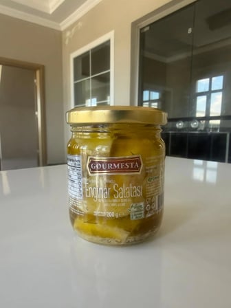 Enginar Salatası 210 cc (%100 Sızma Zeytinyağı)