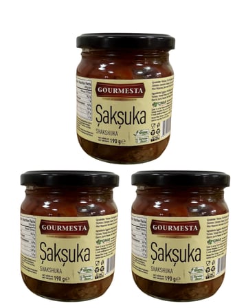 3'lü 210 cc Şakşuka Set
