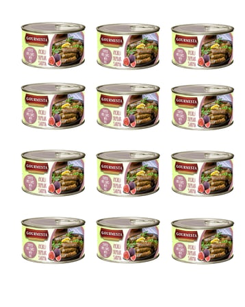 İncirli ve Cevizli Yaprak Sarma Konservesi 400 g x 12 Adet