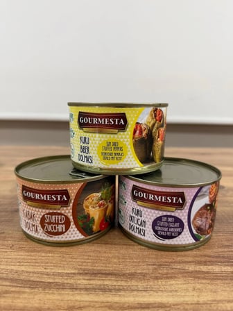 3'lü Dolma Seti (Kuru Biber Dolması + Kuru Patlıcan Dolması + Kabak Dolması)