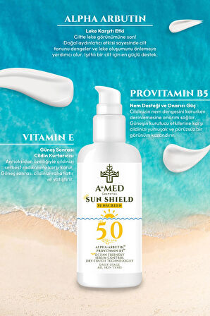 Nemlendirici, Leke Karşıtı ve Cilt Tonu Eşitleyici Güneş Koruyucu Krem 50 SPF (50 ml)