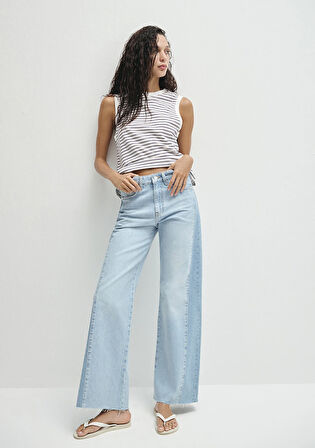 Malibu Blocking Denım Jean Pantolon 1010152-88986