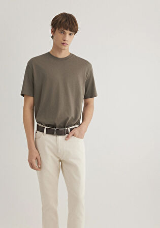 Kahverengi Basic Tişört 066249-70376