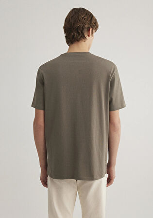 Kahverengi Basic Tişört 066249-70376