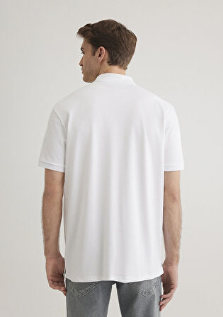 Beyaz Polo Tişört 0612530-620
