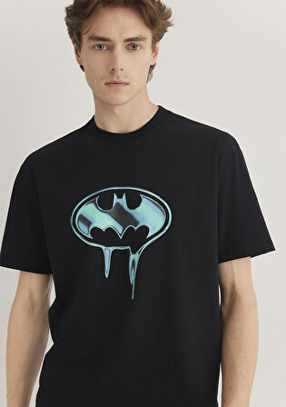 Batman Baskılı Siyah Tişört 0612566-900