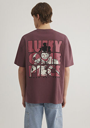 Luffy Baskılı Kırmızı Tişört 0612562-70396