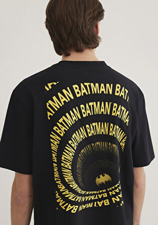 Batman Baskılı Siyah Tişört 0612567-900