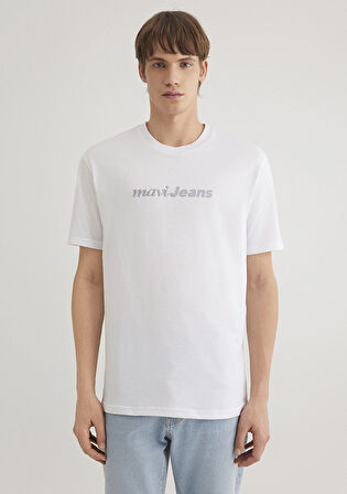 Mavi Jeans Baskılı Beyaz Tişört 0612523-620