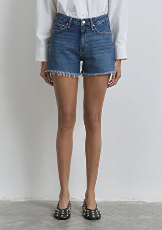Heidi 90lar İndigo Mavisi Jean Şort 1410057-88757