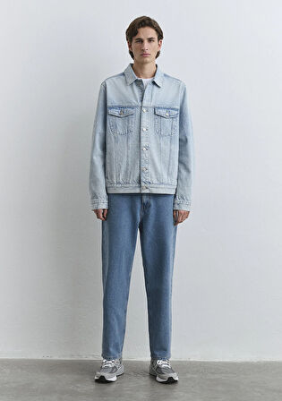 Ray Classic Denim Buz Mavi Jean Ceket 0110273-89303