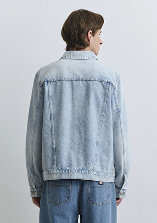 Ray Classic Denim Buz Mavi Jean Ceket 0110273-89303