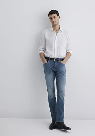 Marcus Lux Black Puslu İndigo Mavisi Jean Pantolon 0035189560