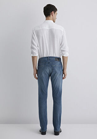 Marcus Lux Black Puslu İndigo Mavisi Jean Pantolon 0035189560