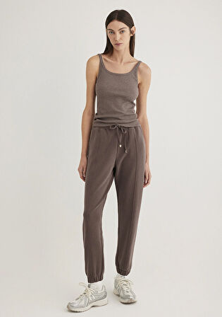 Lux Touch TENCEL TM Kahverengi Modal Eşofman Altı 1600453-87537