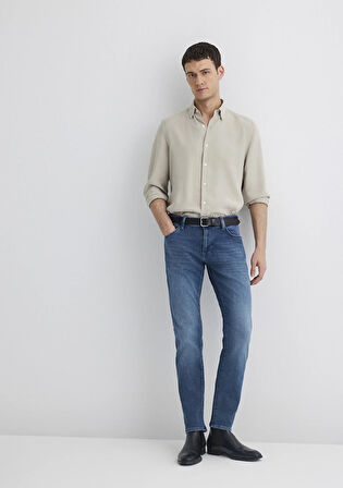 Jake Lux Black Gölgeli İndigo Mavisi Jean Pantolon 0042289559