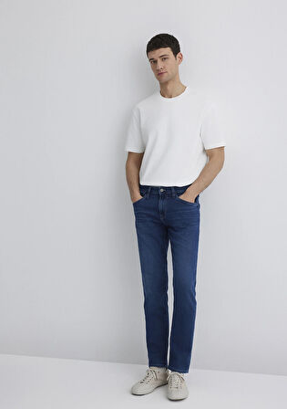 Jake Sporty Koyu İndigo Mavisi Jean Pantolon 0042289280