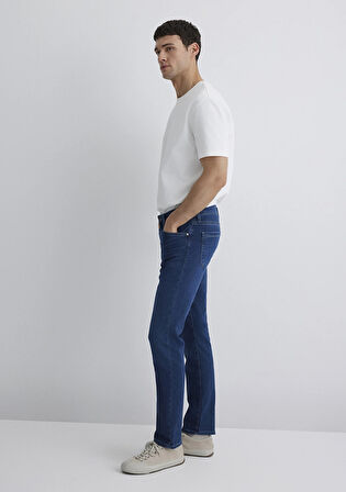 Jake Sporty Koyu İndigo Mavisi Jean Pantolon 0042289280